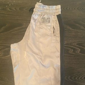 Silver D&G track pants